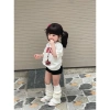 Set áo thun Lodon đỏ và quần legging bé gái mùa hè - Kid GenZ, giá 180k 4