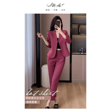 Set Áo Vest Ngắn Nữ - Bộ 2 Món Công Sở Casual Sang Trọng Dáng Nhỏ Gọn Giá 660k