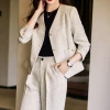 Set Áo Vest Nữ Màu Be Xuân 2.025 - Bộ 2 Món Quý Phái, Thiết Kế Độc Đáo Giá 770.354đ 2