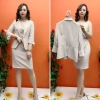 Set áo vest + váy sát nách nữ cao cấp, chất liệu tuyết mưa, không nhăn, giá ưu đãi 319.500₫ 2