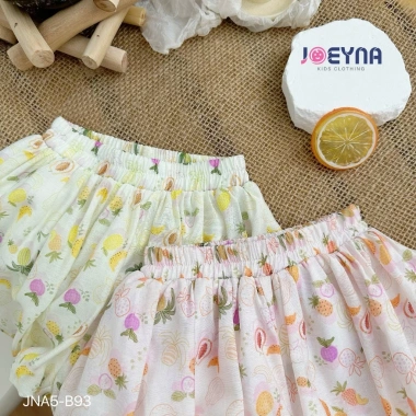 Set Ba Lỗ Bé Gái Họa Tiết Hoa Quả Nổi Bật, Siêu Xinh 8-23kg - 173.900đ 5