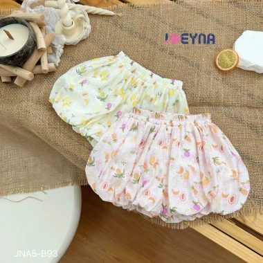 Set Ba Lỗ Bé Gái Họa Tiết Hoa Quả Nổi Bật, Siêu Xinh 8-23kg - 173.900đ 9