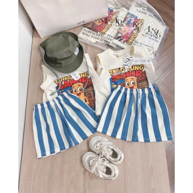 Set Ba Lỗ Bé Trai Hoạ Tiết TungTung Sahur Hot Hit - Size 6-27kg Giá ưu đãi 155k 8 Set Ba Lỗ Bé Trai Hoạ Tiết TungTung Sahur Hot Hit - Size 6-27kg Giá ưu đãi 155k 8