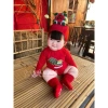 Set bánh chưng đỏ Tết 2.026 cho bé trai - bé gái kèm nón cotton chất lượng, giá chỉ 139.000 VND 5