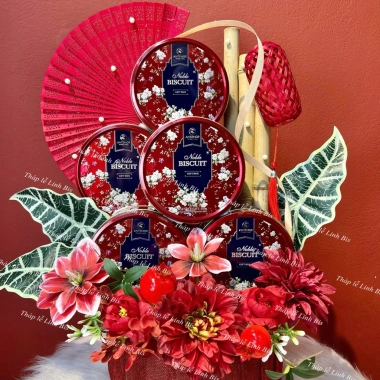 Set bánh thiếc trang trí tráp Tết - Giá ưu đãi 50.000đ, gốc 63.000đ 4 Set bánh thiếc trang trí tráp Tết - Giá ưu đãi 50.000đ, gốc 63.000đ 4