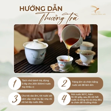 Set Bánh Trà Phổ Nhĩ Tây Thượng Hạng – Hộp Bánh Trà, Búp Trà Shan Tuyết, Giá chỉ 1.250.000 VND