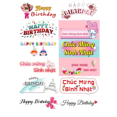 Set Banner, Tag, Thiệp Gài Hoa Đa Dạng 20/10 20/11 14/2 8/3 Sinh Nhật Khai Trương - Giá Gốc 25.600, Giảm còn 20.000 VND