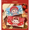 Set Bao Lì Xì Tết 2.026 1set/4bao Hoạt Hình Dễ Thương In Nổi 3D Giấy Cao Cấp 35k