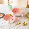 Sét Bát 4 Món Hình Quả Dâu Hồng: Giá Ưu Đãi 145k, FREE SHIP 4