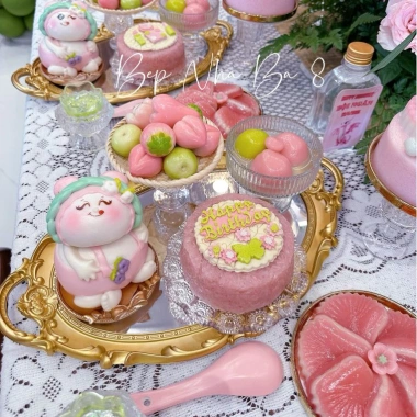 Set bát đĩa, bình hoa, ly kê thủy tinh - Bày mâm cúng sang trọng 26.000₫ 8