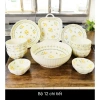 Sét bát đĩa gốm sứ hoa văn Mai Vàng cao cấp - Giá ưu đãi 250.000đ, decor loại 1 4