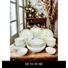 Sét bát đĩa gốm sứ hoa văn Mai Vàng cao cấp - Giá ưu đãi 250.000đ, decor loại 1 10