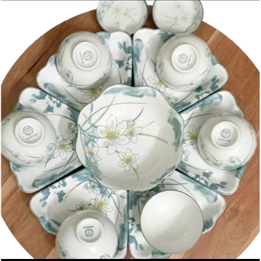 Sét bát đĩa gốm sứ thắp hương hoa mặt trời cao cấp - hoa văn sắc nét, giá chỉ 300.000đ 8 Sét bát đĩa gốm sứ thắp hương hoa mặt trời cao cấp - hoa văn sắc nét, giá chỉ 300.000đ 8