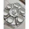Sét bát đĩa gốm sứ thắp hương hoa mặt trời cao cấp - hoa văn sắc nét, giá chỉ 300.000đ 10