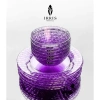 Set bát đĩa thuỷ tinh pha lê màu IRRIS DE - 6 món, giá ưu đãi 1.286.000₫ 7