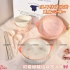 Set Bát Nơ 4 Món Tone Hồng Siêu Xinh – Giá chỉ 219.888₫, giảm từ 283.656₫