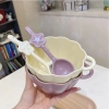 Set bát tô đựng canh và thìa trơn hình hoa nhẹ nhàng FREESHIP giá ưu đãi 82.800₫ 4