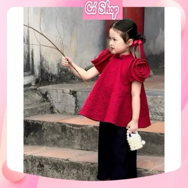 Set bé gái CS413 váy lễ hội Noel Giáng sinh Tết Trung Thu giảm còn 88.000₫ 9