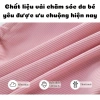 Set Bé Gái Gân Tăm Áo Tay Ngắn Rút Eo Quần Ống Loe Nhẹ Mềm Giá 165.240₫ 8