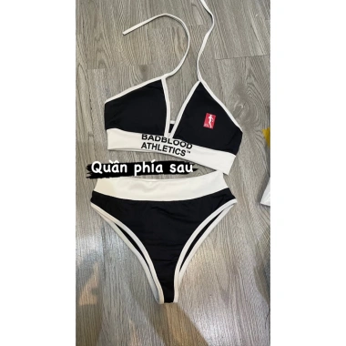 Set bikini 2 chi tiết thể thao năng động, sẵn mút - Giá chỉ 138k, chất liệu co giãn thoải mái 3