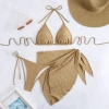 Set Bikini 2 Mảnh Hoa Nổi, Khăn Quấn Sang Trọng - Quảng Châu Cao Cấp, Giá 185k 10