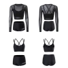 Set bikini 3 chi tiết hè 2.024: áo 2 dây + áo lưới dài tay chống nắng, gợi cảm - 139.000₫ 8