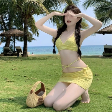 Set bikini 3 chi tiết hoa in nổi sexy, gợi cảm NGOMINH BKN51 - Giảm giá 159k 7 Set bikini 3 chi tiết hoa in nổi sexy, gợi cảm NGOMINH BKN51 - Giảm giá 159k 7