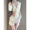Set bikini 4 chi tiết NGOMINH BKN58 - Đồ bơi sexy, chân váy ren, giá 159k 4