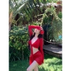 Set bikini 4 chi tiết NGOMINH BKN60 có đệm mút và hoa cài tóc sexy, giá 159.000₫ 3