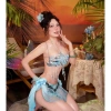 Set Bikini Đá Xanh Dương quyến rũ, dây chuyền sò + 2 kẹp hoa chip, 1,250,000 VND 6
