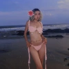 Set Bikini Đan Len Hồng Pastel Boho Pompom Dễ Thương - Giá Ưu Đãi 700k 9