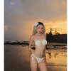 Set Bikini Đan Len Vỏ Sò Biển Bohemian Quyến Rũ - Tặng Dây Chuyền & 2 Kẹp Hoa 7