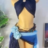 Set Bikini Khăn Quấn Biển Đêm - Tặng Dây Chuyền Vỏ Sò, Chip, 2 Kẹp Hoa - Chỉ 410k 3