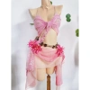 Set bikini khăn quấn đi biển - Đồ mùa hạ đẹp lạ, tặng 2 kẹp hoa, chip & vòng vỏ sò - 489k 7