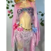 Set bikini khăn quấn đi biển xinh - giảm còn 599k, tặng dây chuyền sò và kẹp hoa 6
