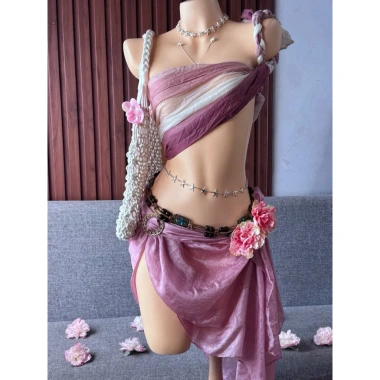 Set bikini khăn quấn mùa hè - Đồ xinh đi biển, dạo phố | 425k (Ảnh thật) 3