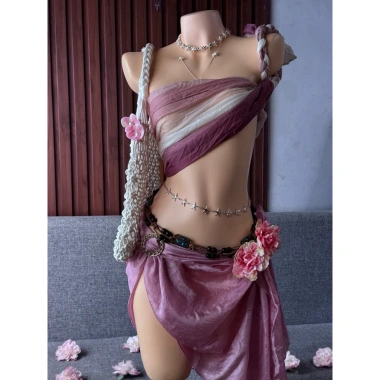 Set bikini khăn quấn mùa hè - Đồ xinh đi biển, dạo phố | 425k (Ảnh thật) 4