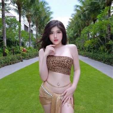Set bikini khăn quấn nâu da beo tặng dây chuyền vỏ sò chip 2 kẹp hoa chỉ 269.000₫