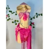 Sét bikini khăn quấn Nụ Hồng quyến rũ - tặng dây chuyền vỏ sò, 2 kẹp hoa, chip - Giá chỉ 550.000₫