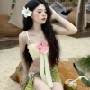 Set Bikini Khăn Quấn Thiên Nhiên - Tặng Dây Vỏ Sò, Chip & 2 Kẹp Hoa - 329.000₫ 9