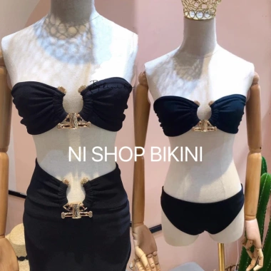 Set bikini khoen U + chân váy mini đùi S18 – Đầm dạo phố biển chảnh, giá 129.000₫ 2