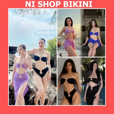 Set bikini khoen U + chân váy mini đùi S18 – Đầm dạo phố biển chảnh, giá 129.000₫ 5
