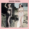 Set Bikini Len 2 Mảnh EMMA Đính Charm Đá Sáng Sang Chảnh, Quyến Rũ, Che Điểm 189k