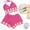 Set bikini len thêu họa tiết hoa nữ – phong cách quyến rũ, thích hợp đi biển du lịch – giá ưu đãi 85.000đ Smide Clothing