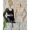 Set bikini lưới ren 4 món + chân váy khoen ren buộc dây - Giá ưu đãi 179.000 4