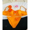 Set Bikini Nữ 2 Mảnh Đính Hoa Đỏ Dễ Thương Giá Ưu đãi 49.000₫ Thời trang bơi xinh 5
