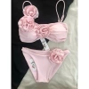 Set Bikini Nữ 2 Mảnh Đính Hoa Đỏ Dễ Thương Giá Ưu đãi 49.000₫ Thời trang bơi xinh 6