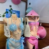 Set Bikini Sò Xanh Nàng Tiên Cá - Tặng dây chuyền vỏ sò & 2 kẹp hoa - Giá ưu đãi 1.200.000 VND