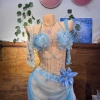 Set Bikini Sò Xanh Nàng Tiên Cá - Tặng dây chuyền vỏ sò & 2 kẹp hoa - Giá ưu đãi 1.200.000 VND 2