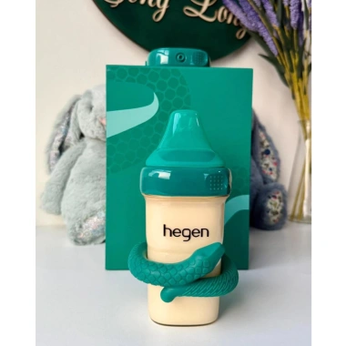 Set Bình Hegen Ngựa Đỏ - Rắn Xanh 240ml + Nắp Trữ & Gặm Nướu - Quà Tặng Chính Hãng Giảm Giá 1.190.000